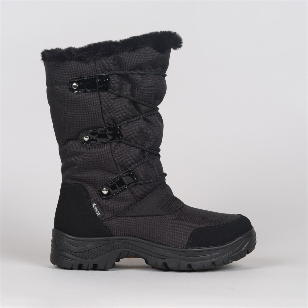 apres ski homme salomon Shoes Woodsen 2 TS CSWP Black/Navy Blue comfort and performance Salomon Chaussure Apres Ski Intersport
