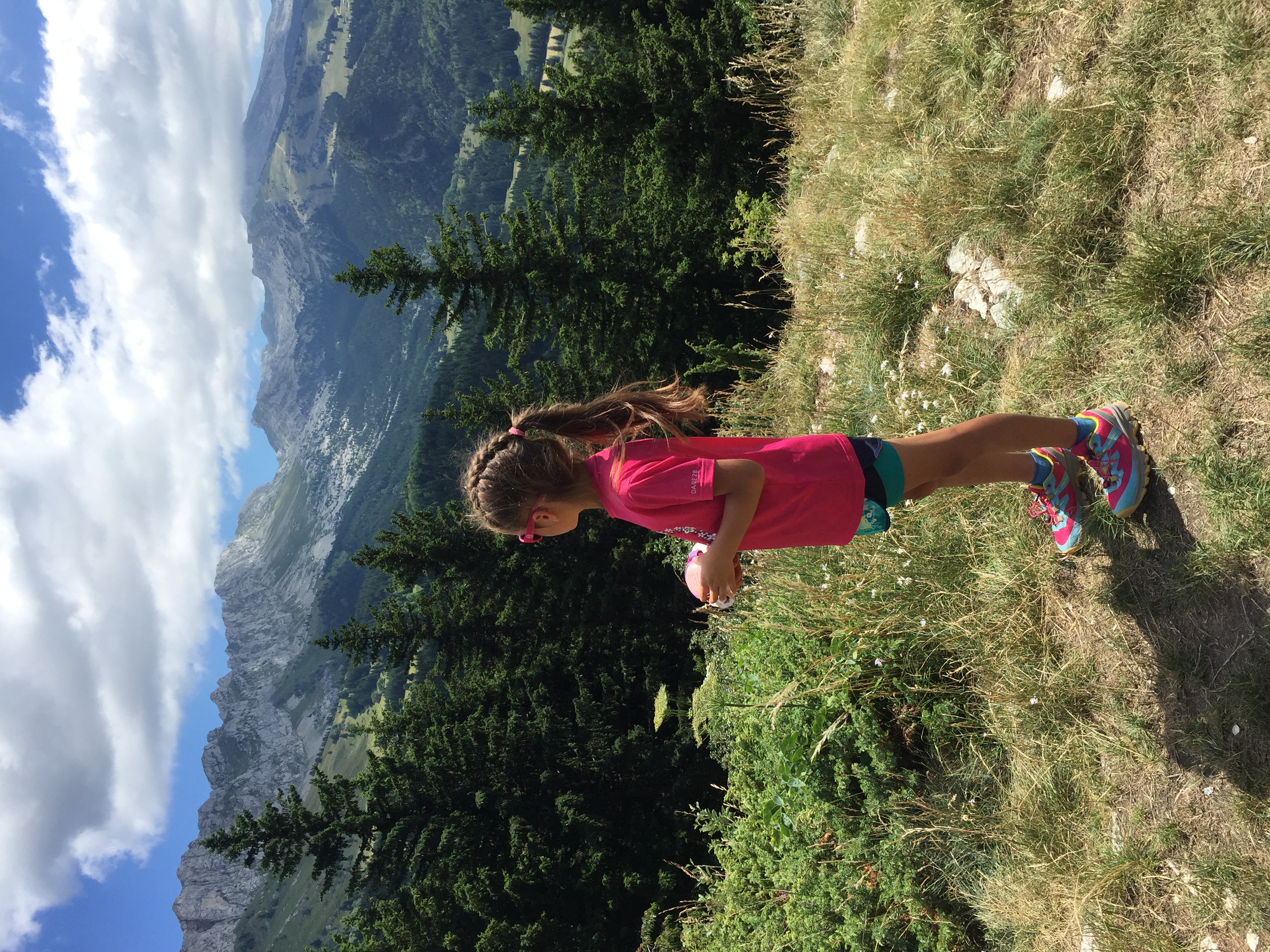 Our ambassador June in Vercors mountains
